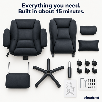 CloudRest Sofa Gaming Chair with Footrest