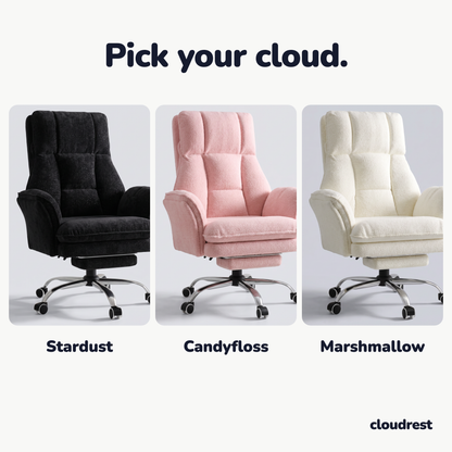 CloudRest Criss-Cross Chair With Footrest