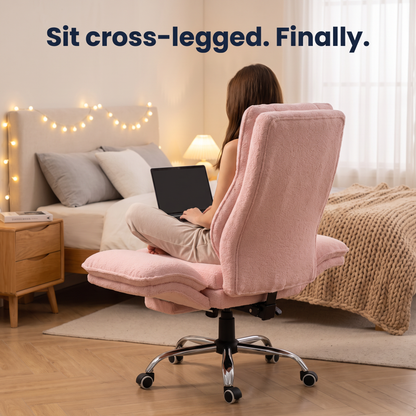 CloudRest Criss-Cross Chair With Footrest