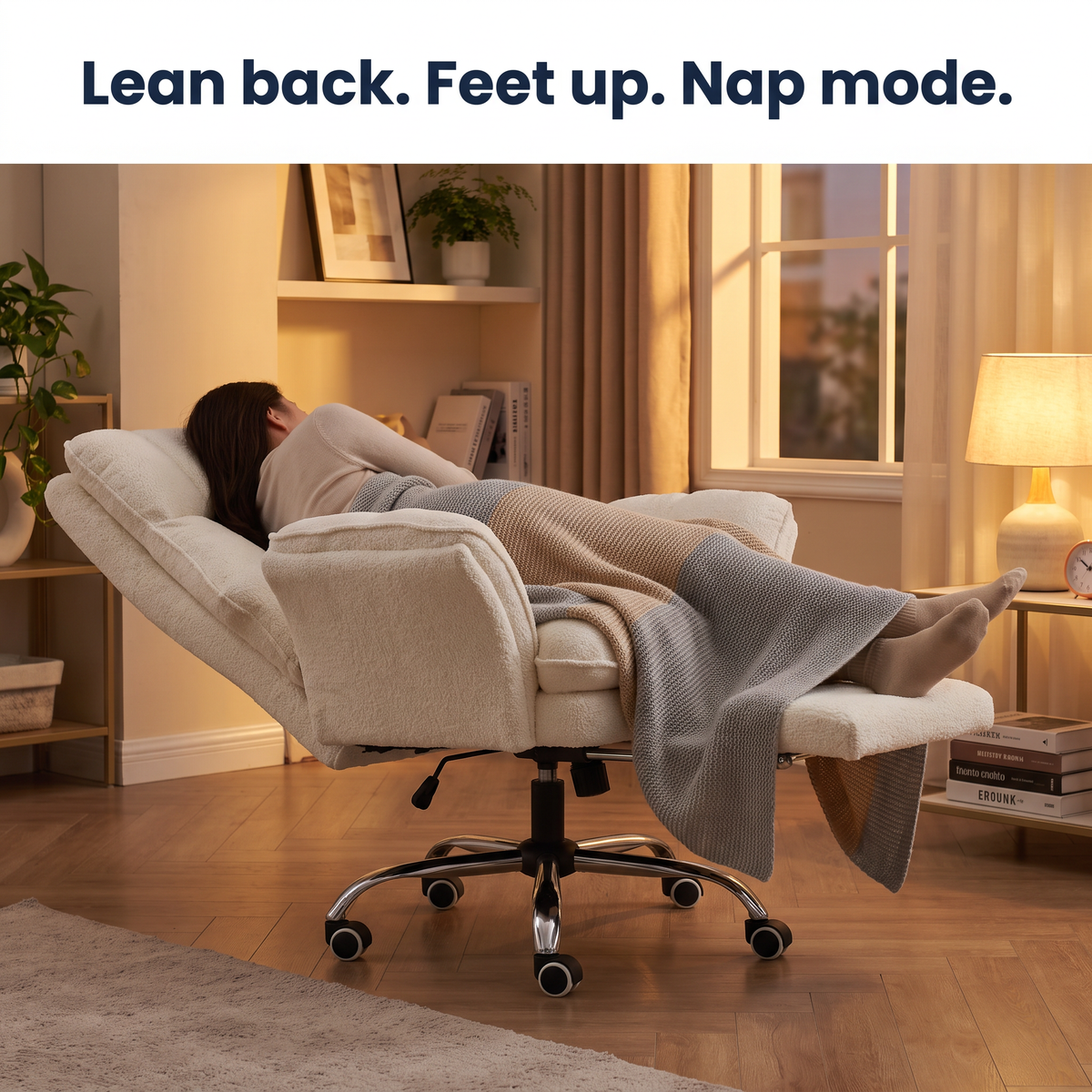 CloudRest Criss-Cross Chair With Footrest