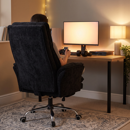 CloudRest Criss-Cross Chair With Footrest