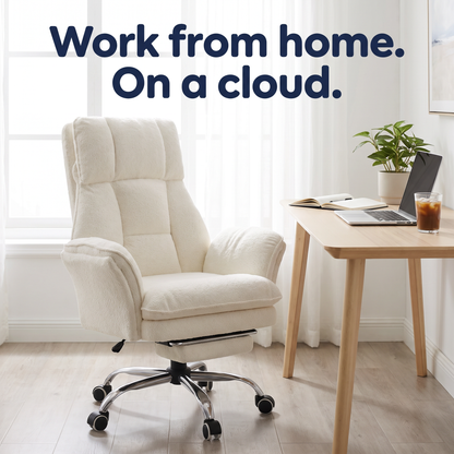 CloudRest Criss-Cross Chair With Footrest